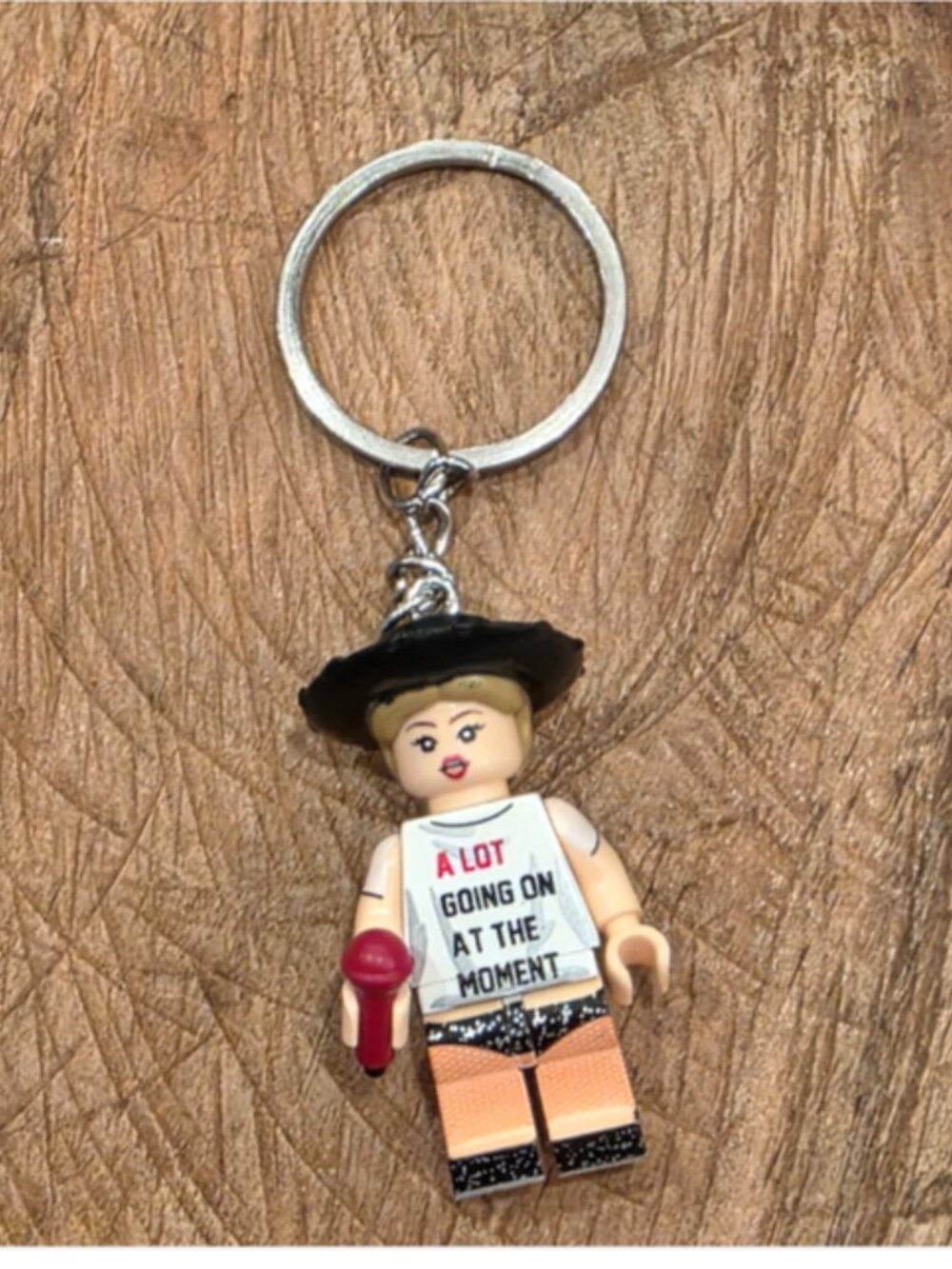TAYLOR SWIFT MINIFIGURE Taylor Swift LEGO Size Eras Tour Taylor Swift Keychain